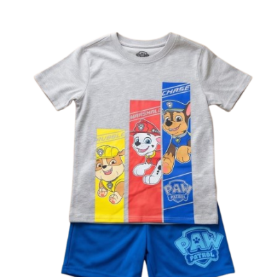 SET SHORTS PAW PATROL NIÑO